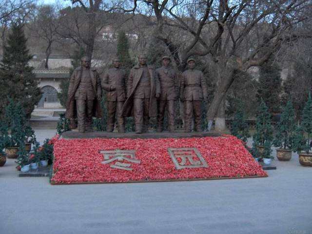 枣园革命旧址现场教学
