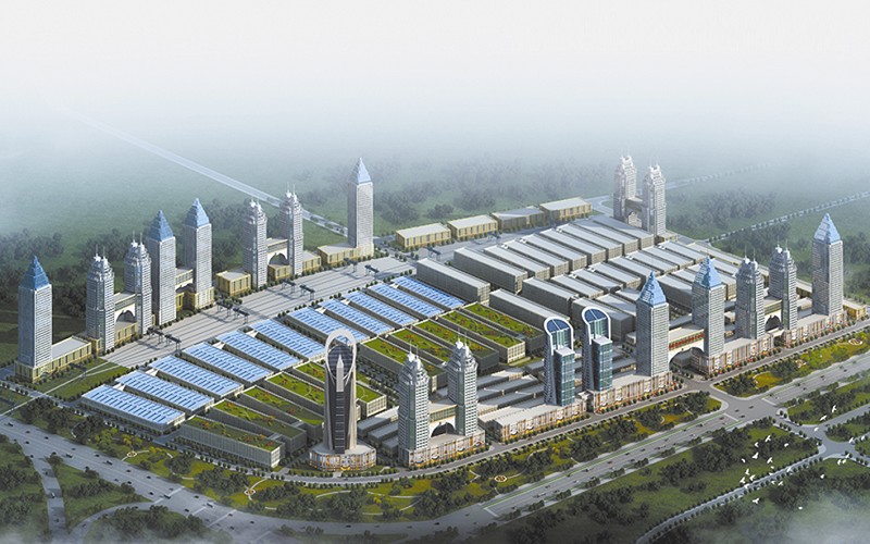 湖北振鑫物流大市场现场教学